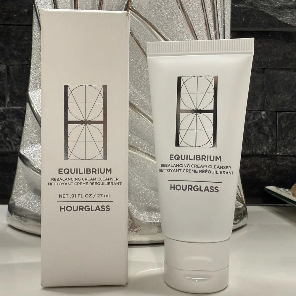 Hourglass Equilibrium Rebalancing Cream Cleanser Travel SZ NIB 0.91oz
